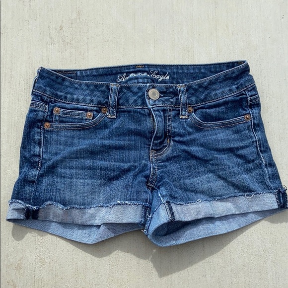 AE stretch jean shorts - Picture 1 of 2
